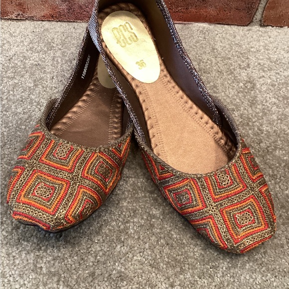 Khussa womens slip on ballet flats size 5.5 - Picture 2 of 6